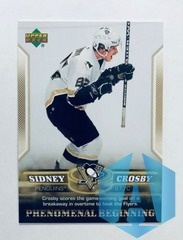 2005-06 Upper Deck Phenomenal Beginning Gold Sidney Crosby #10 Rookie Penguins